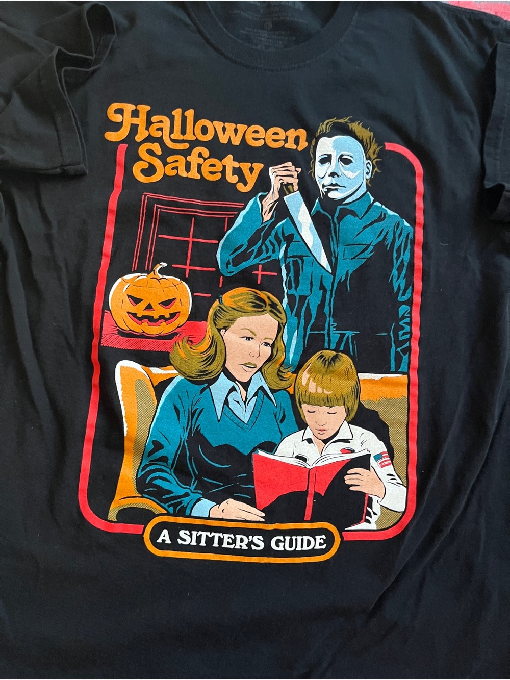 Halloween Safety Michael Myers Tee. Friday the 13th. - Picture 3 of 4